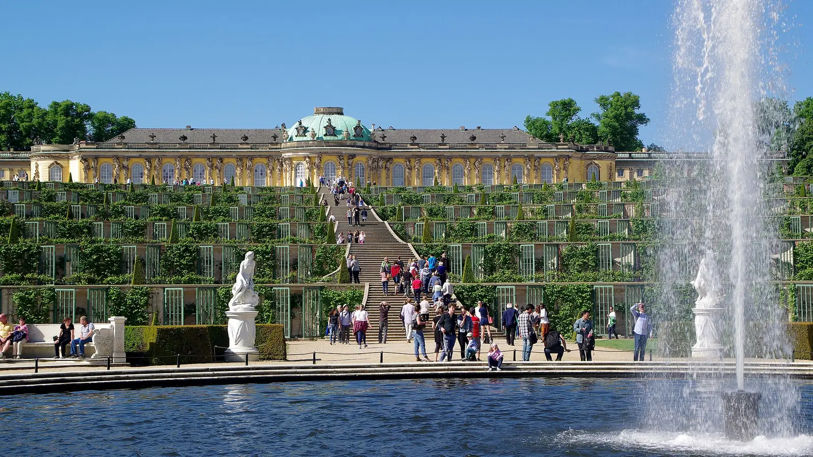 Sanssouci Castle in Potsdam